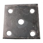 5 HOLE PLATE 80MM 140X140X10MM