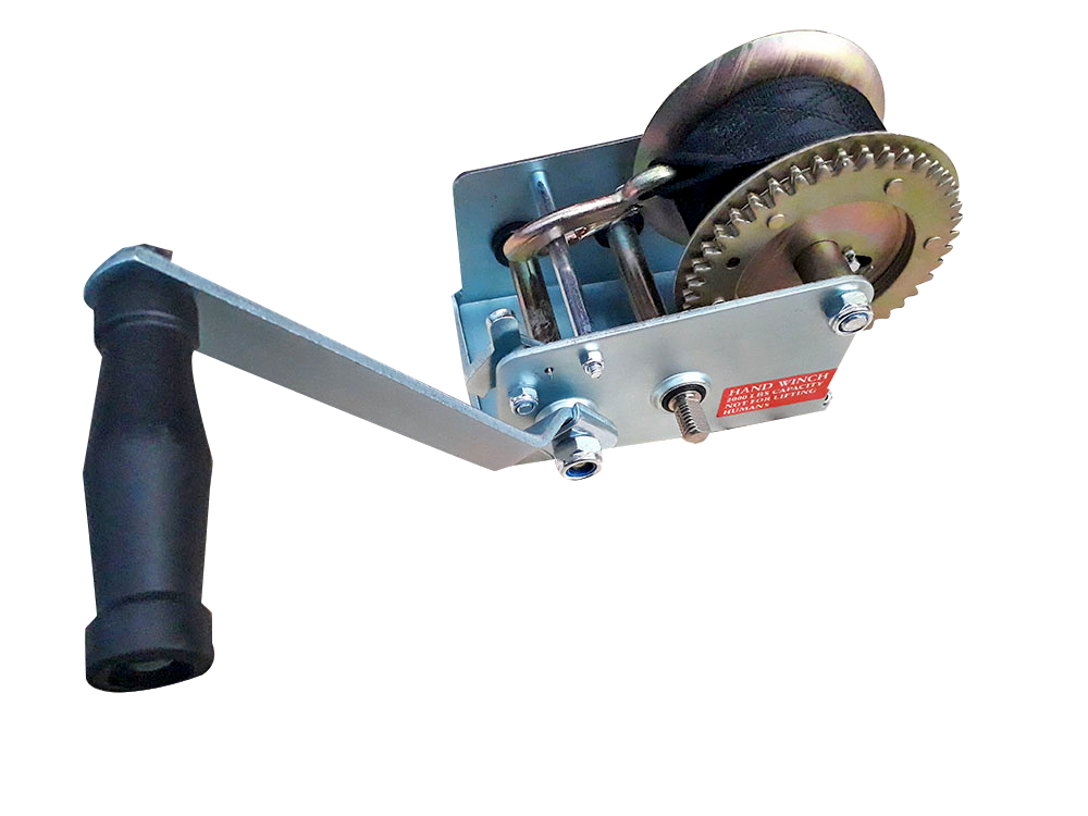 HAND WINCH WITH STRAP 2000LBS
