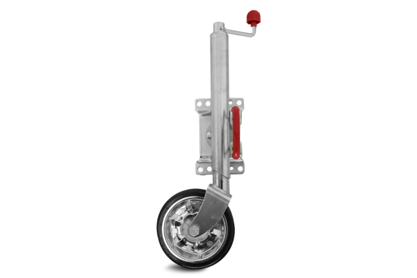 48mm Pipe Single Jockey Wheel with Swivel Plate