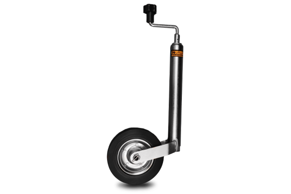 48mm Pipe Single Jockey Wheel Steel Rim
