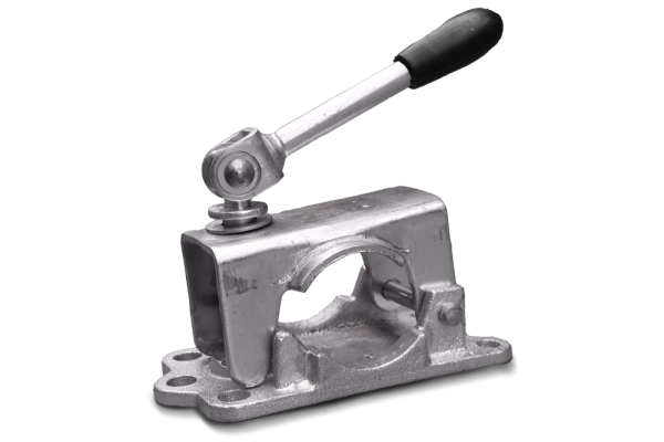 Clamp Jockey Wheel 48mm Cast Iron Swivel Handle
