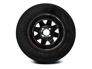 Combo 13" 155-80 x R13 Black 4-100 PCD