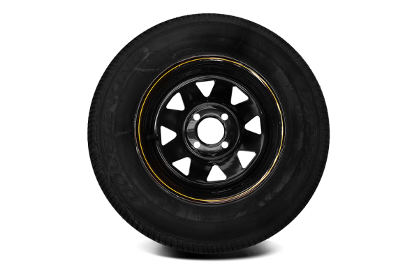 Combo 13" 155-80 x R13 Black 4-100 PCD
