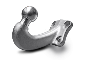 Coupler Goose Neck Ball Galv 4 Hole Mount