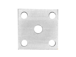 5 HOLE PLATE 40MM 80X80X8MM