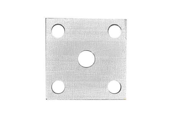 5 HOLE PLATE 40MM 80X80X8MM