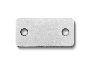 DROP PLATE 2 HOLE 16MM