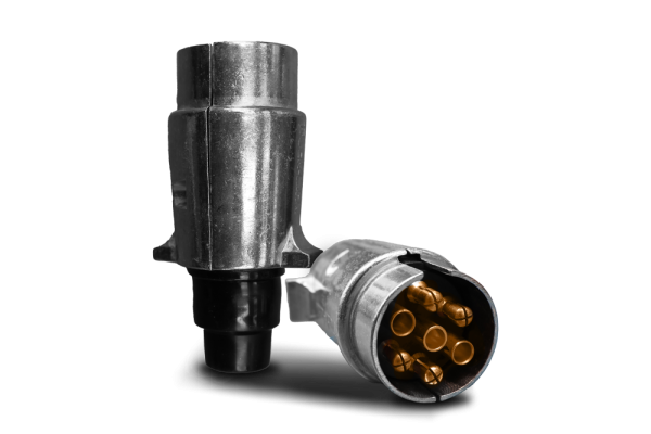 7 PIN MALE PLUG ALUMINIUM