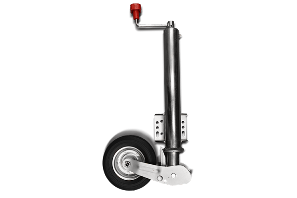 60MM PIPE SINGLE JOCKEY WHEEL: 200X50MM WHEEL WITH U-BRACKET
