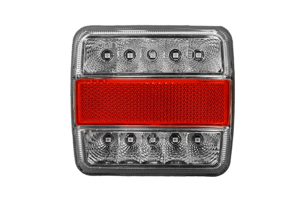 KOMBI LIGHT SMALL LED 100X100X40 CLEAR