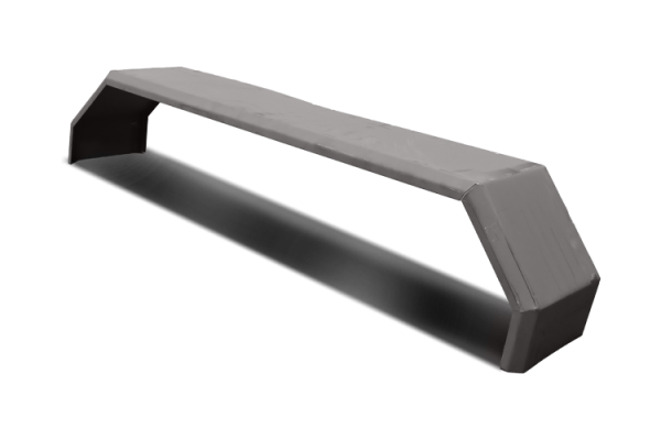 MUDGUARD TANDEM UNGALVANISED 13"